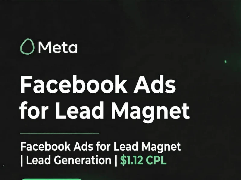 Facebook Ads for Lead Magnet | Lead Generation | $1.12 CPL